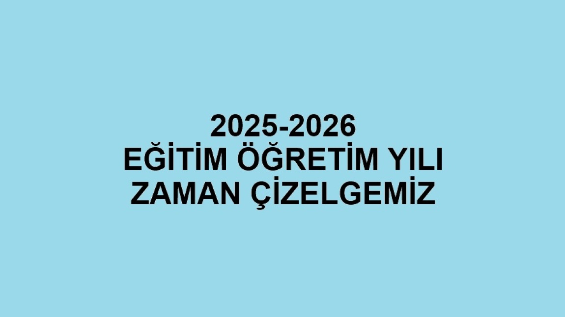 Zaman Çizelgemiz